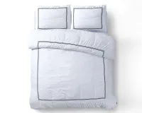 200x200/220 BRATA biały mikroperkal kpl pościeli