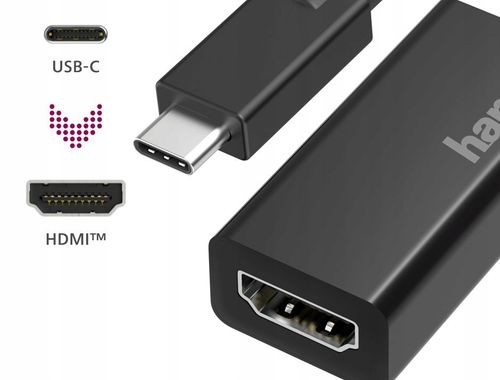Adapter HAMA USB-C wtyk - HDMI gniazdo 4K na Arena.pl