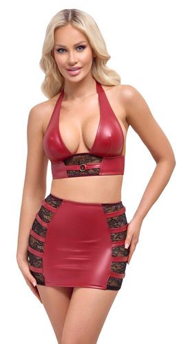 top & skirt red l na Arena.pl