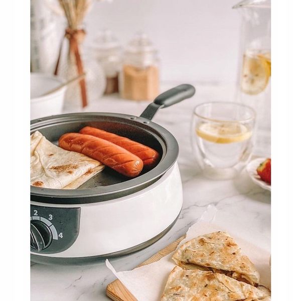 Multicooker wolnowar parowar 8w1 pojemność 1,5L garnek ceramiczny Hometech zdjęcie 5