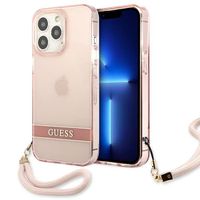 Guess GUHCP13LHTSGSP iPhone 13 Pro / 13 6,1" różowy/pink hardcase