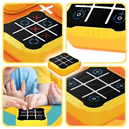 ELEKTRONICZNA LOGICZNA GRA KÓŁKO I KRZYŻYK 4W1 EDUKACYJNA na Arena.pl