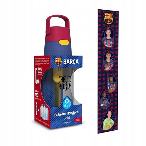 Butelka filtująca SOLID Dafi 0,7l FC Barcelona z 1 filtrem oryginalna solid na Arena.pl