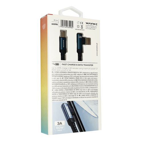 WAYME Kabel do ładowania i synchronizacji, w oplocie z mikrofibry na Arena.pl