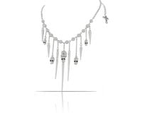 naszyjnik z czaszkami (c23/zim/54ag)