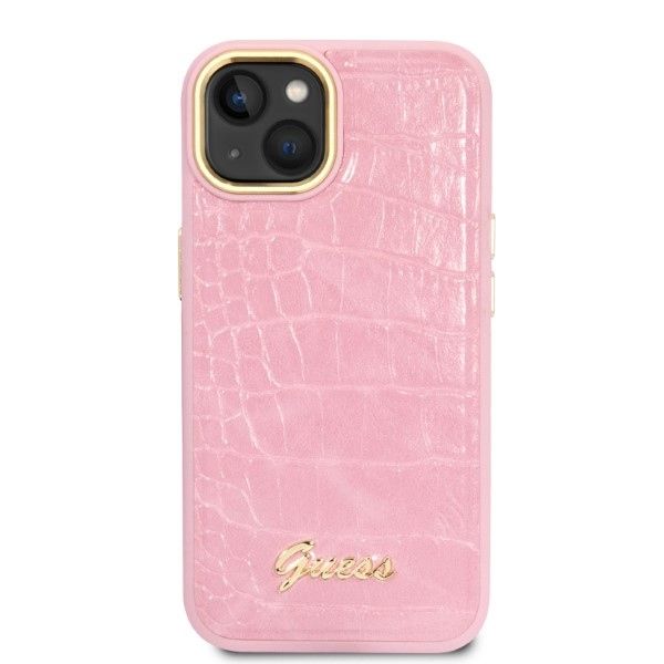 Etui Guess do iPhone 15 Plus, iPhone 14 Plus, Różowy zdjęcie 3