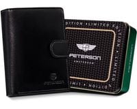 portfel skórzany peterson ptn n318l-bfa black