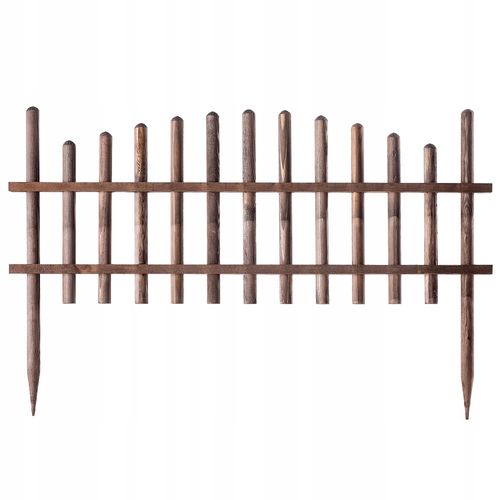 KADAX Płotek Ogrodowy Drewniany Palisada 85cm na Arena.pl