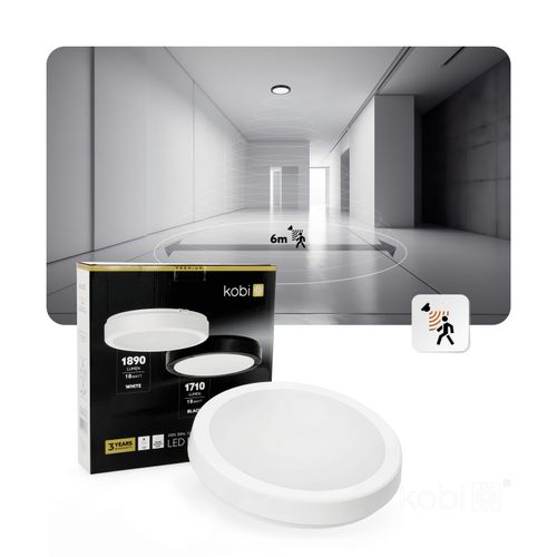 plafon led nairos g2 18w 3cct ip65 biały kobi premium na Arena.pl