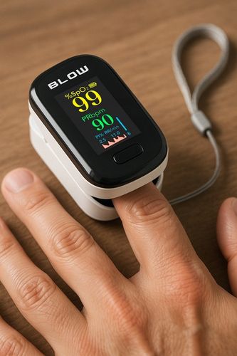 MEDYCZNY PULSOKSYMETR NAPALCOWY NA PALEC PULS SATURACJA TĘTNO WYŚWIETLACZ na Arena.pl