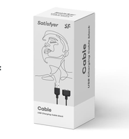 satisfyer kabel ładujący usb magnetyczny czarny - akcesorium zamienne
