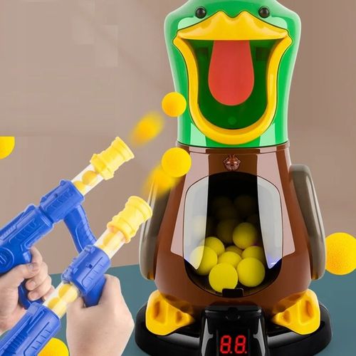 GRA GŁODNA KACZKA XXL STRZELANIE DO CELU DLA DZIECI 2 PISTELETY 24 KULKI na Arena.pl