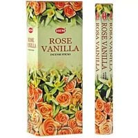kadzidełka hem rose vanilla 20szt. box 6 opak