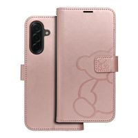 Kabura MEZZO Book do SAMSUNG A36 5G teddy bear złoty róż