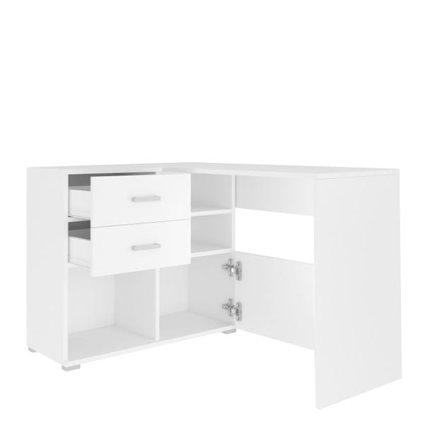 Biurko narożne ABS N4 białe zdjęcie 9