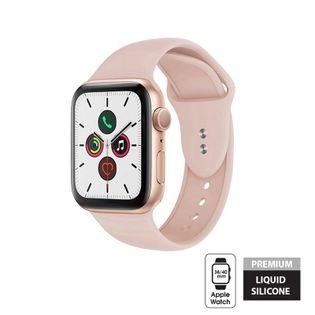 Crong Liquid Band - Pasek do Apple Watch 38/40 mm (piaskowy róż)