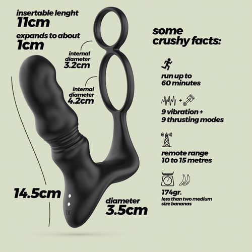 Crushious Crixus Prostate Vibrator With Remote Control na Arena.pl