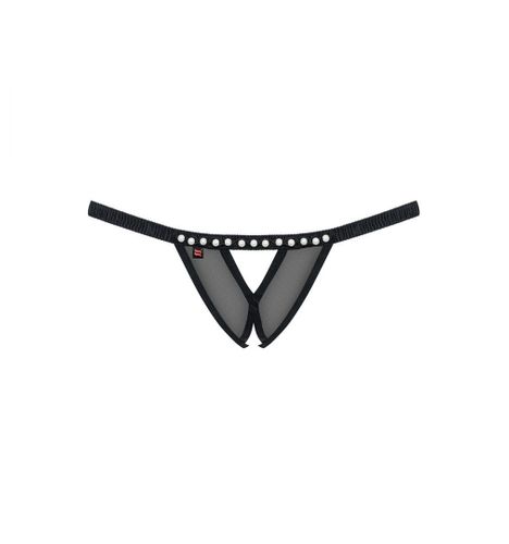 812-THC otwarte stringi czarne S/M na Arena.pl