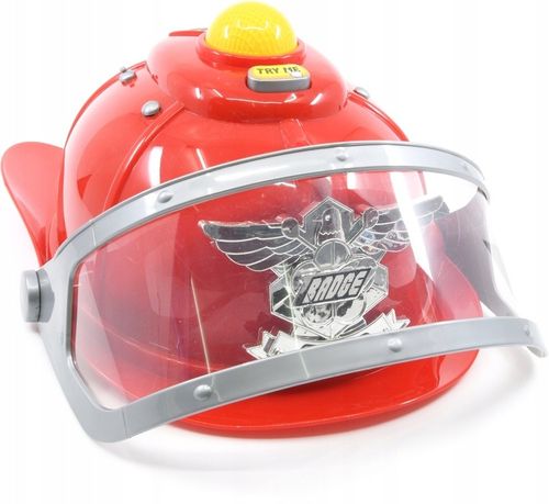 KASK STRAŻACKI Interaktywny + PISTOLET na WODĘ ze zbiornikiem MAŁY STRAŻAK na Arena.pl