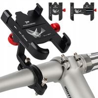 Uchwyt rowerowy na TELEFON smartfon 360° regulowany alu (ZR08)