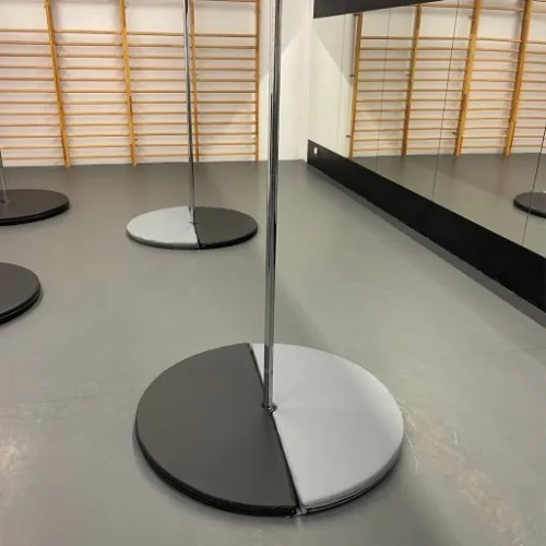 Materac do pole dance 120cm wytrzymały Czarny na Arena.pl