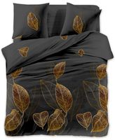 Pościel Satynowa 160X200 Liście 2360