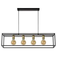 Wisząca lampa nad stół RUBEN 00424/04/30 Lucide czarny złoty