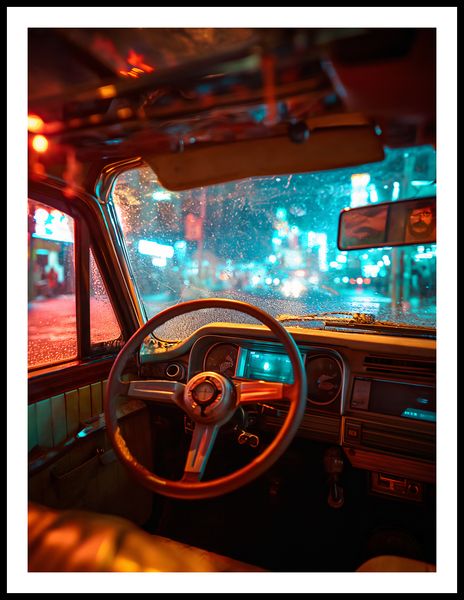 Plakat 60x80cm Nocny Kierowca zdjęcie 3