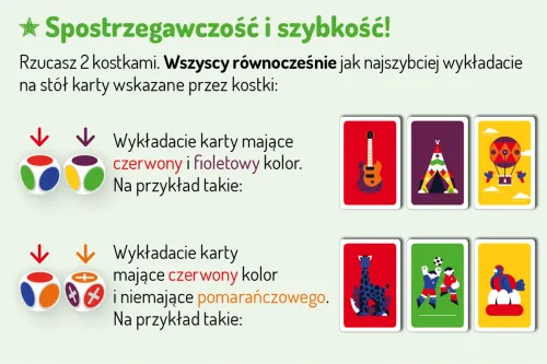 Pełna emocji gra na spostrzegawczość dla dzieci i dorosłych - Gra w kolory na Arena.pl