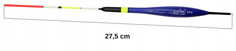 Spławik Przelotowy z BALSY SHARK Perfekt Hunter 5,0 g 27,5 cm zdjęcie 2