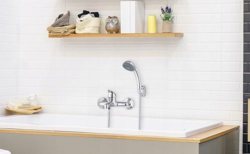 Bateria WANNOWA JEDNOUCHWYTOWA ścienna PRYSZNICOWA natryskowa DO ŁAZIENKI na Arena.pl