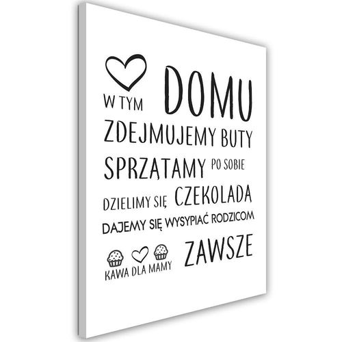 Obraz na płótnie - Canvas, W tym domu 9 40x60 na Arena.pl