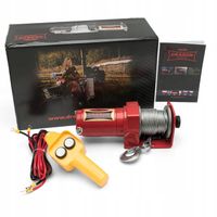 ~1T WYCIĄGARKA DRAGON 12V ELEKTRYCZNA WCIĄGARKA linowa do pługa quada 2000