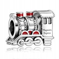 Zawieszka SREBRO 925 Charms Koralik Pociąg Hogwart Express Harry Potter
