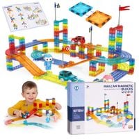 DLA DZIECI Z AKCESORIAMI KLOCKI MAGNETYCZNE