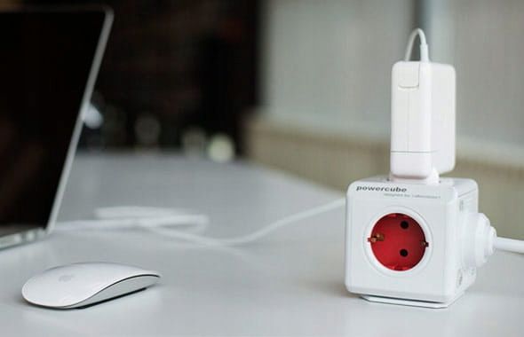 Listwa kostka zasilacz allocacoc PowerCube 4 gniazda 2xUSB zdjęcie 4