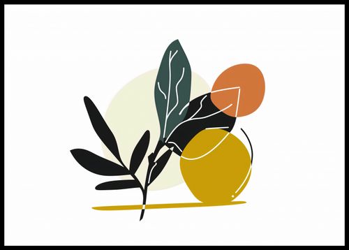 Plakat 84x59,5cm Elegancka Flora na Arena.pl