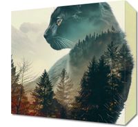 Obraz 30x30cm Koci Duch Lasu