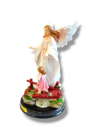 Anioł Opiekuńczy 22 Cm Figura Polyresin Nad Dziećmi 510 G na Arena.pl