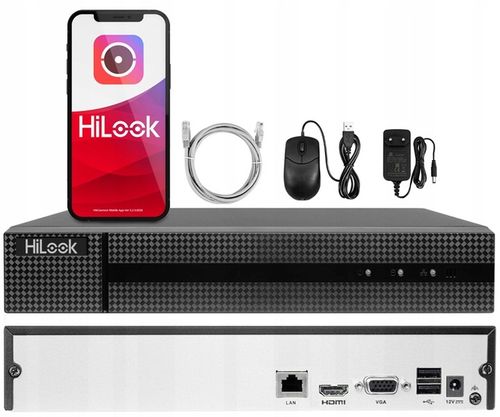 ZESTAW MONITORINGU IP 4 KAMERY 4MPX IR20M HILOOK by HIKVISION POE 1TB na Arena.pl