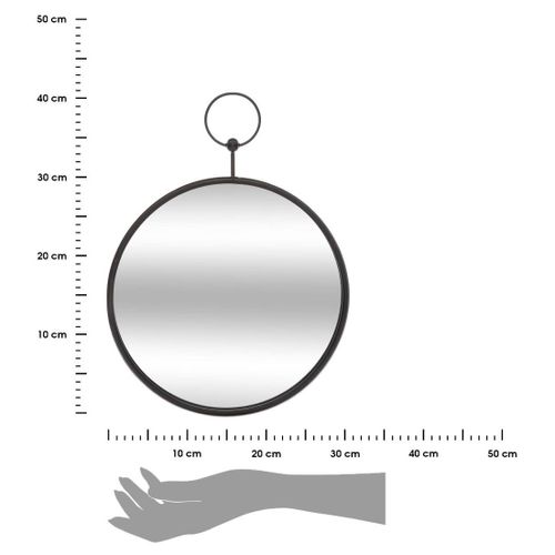 OKRĄGŁE LUSTRO ŚCIENNE 30 CM na Arena.pl