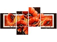 140CM 70 OBRAZ MOC MAKÓW ŚCIENNY