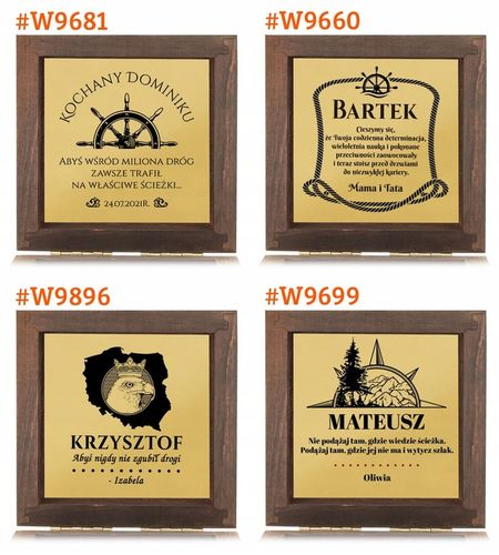 Mosiężny kompas zegar słoneczny szkatułka GRAWER na Arena.pl