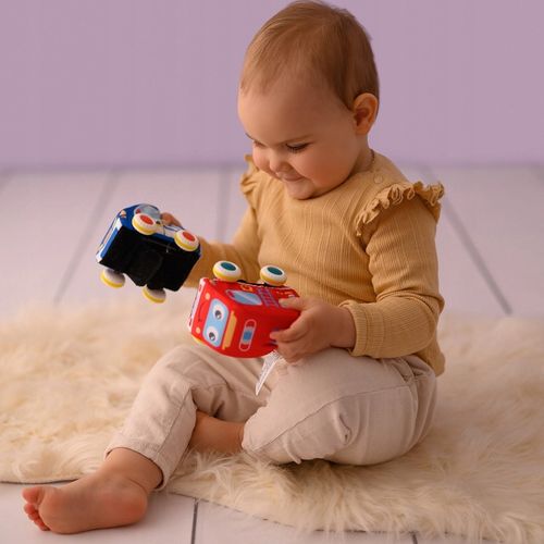 Autko miękkie dla dziecka 2 Autka Straż Policja na Arena.pl