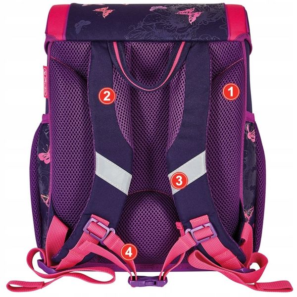 TORNISTER PLECAK SZKOLNY HERLITZ LOOP BUTTERFLIES zdjęcie 13