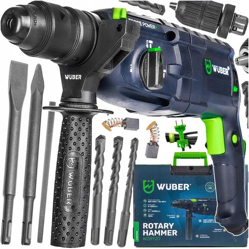 MŁOTOWIERTARKA UDAROWA 4000BPM 4J WIERTARKA 2500W 230V SDS+SAMOZACISK na Arena.pl