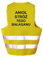 Kamizelka odblaskowa imprezowa ANIOŁ STRÓŻ
