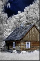 100 70CM OBRAZ PŁÓTNO DOM BALI PŁÓTNO RAMA