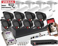 Top Zestaw monitoringu do dużego Domu IP 8 Inteligentnych Kamer Dahua 8MPx