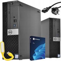 DELL OptiPlex 7050 SFF i5-7500 16GB Nowy Dysk 512GB NVMe SSD W10/11Pro DVD